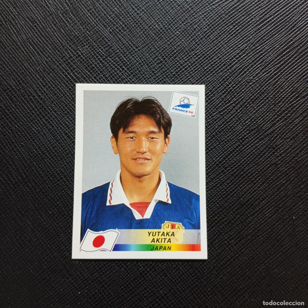 Cromos de f&uacute;tbol: 520 YUTAKA AKITA JAPON PANINI 1998 MUNDIAL CROMO FUTBOL FRANCIA 98 - SIN PEGAR - A26 PG52