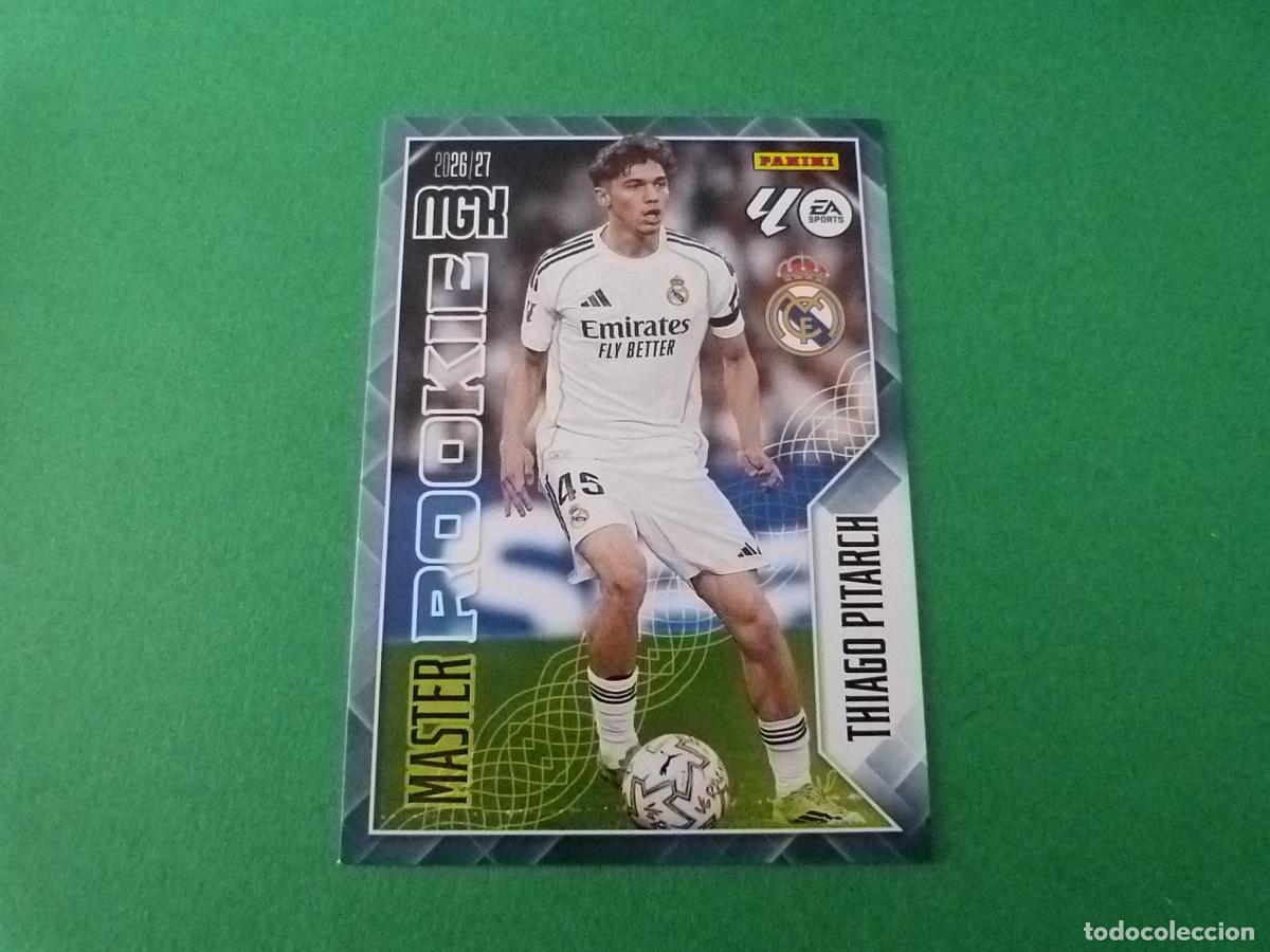 Cromos de f&uacute;tbol: TRADING CARD FUTBOL THIAGO PITARCH REAL MADRID C.F. N&ordm; 419 LIGA MEGACRACKS 2026-2027/26-27 PANINI