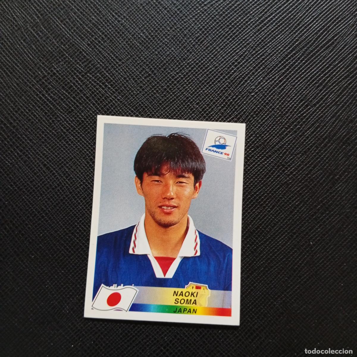 Cromos de f&uacute;tbol: 523 NAOKI SOMA JAPON PANINI 1998 MUNDIAL CROMO FUTBOL FRANCIA 98 - SIN PEGAR - A26 PG52