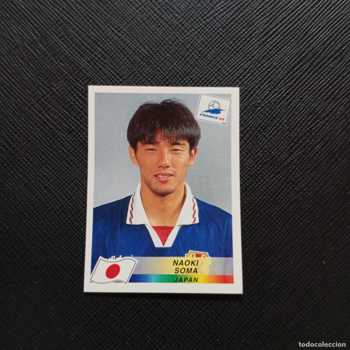 Cromos de f&uacute;tbol: 523 NAOKI SOMA JAPON PANINI 1998 MUNDIAL CROMO FUTBOL FRANCIA 98 - SIN PEGAR - A26 PG53
