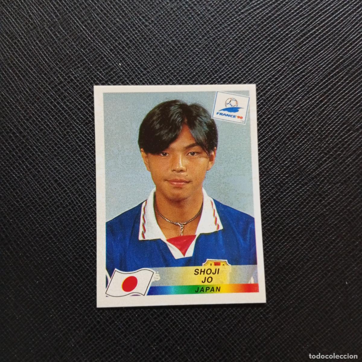 Cromos de f&uacute;tbol: 529 SHOJI JO JAPON PANINI 1998 MUNDIAL CROMO FUTBOL FRANCIA 98 - SIN PEGAR - A26 PG54