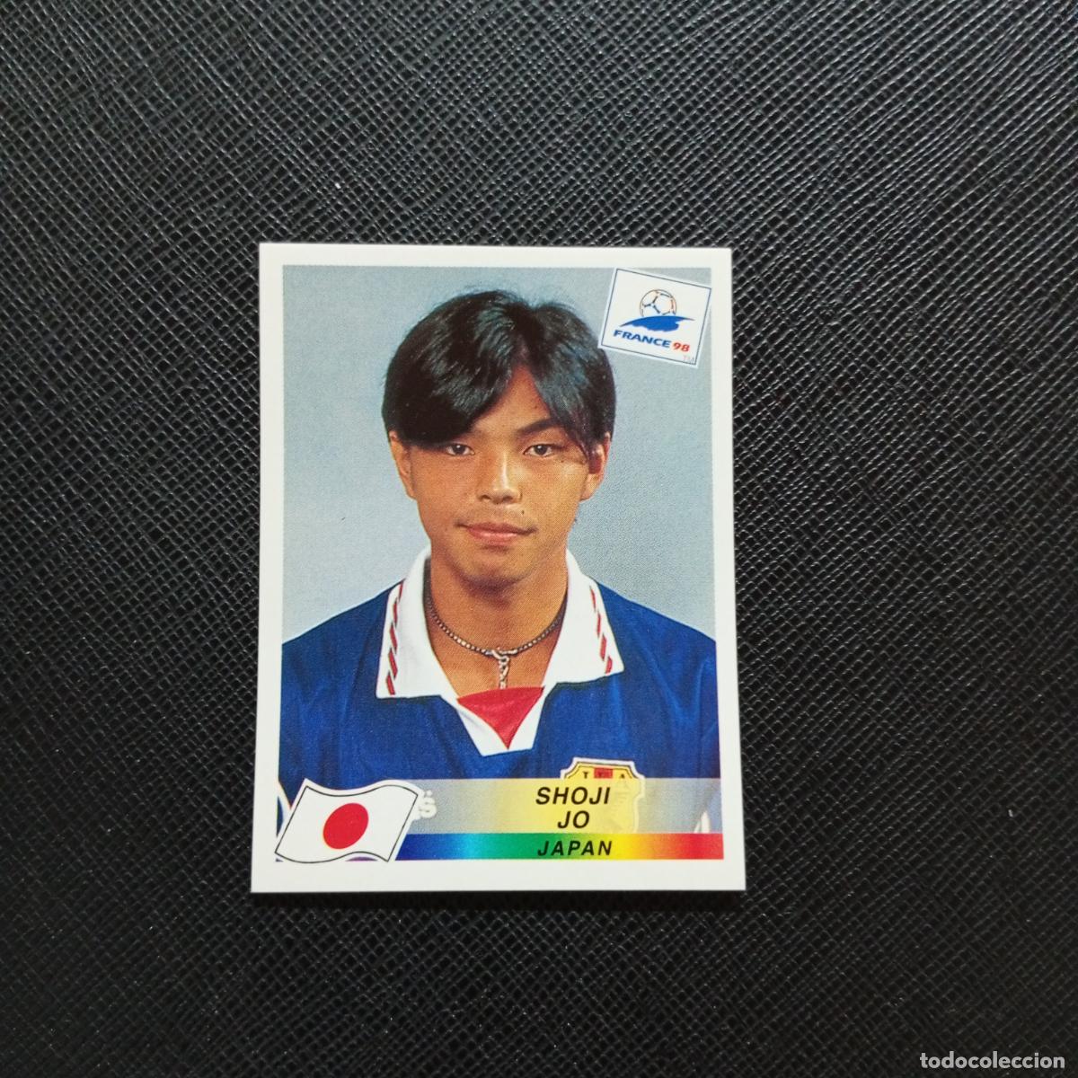 Cromos de f&uacute;tbol: 529 SHOJI JO JAPON PANINI 1998 MUNDIAL CROMO FUTBOL FRANCIA 98 - SIN PEGAR - A26 PG54 B