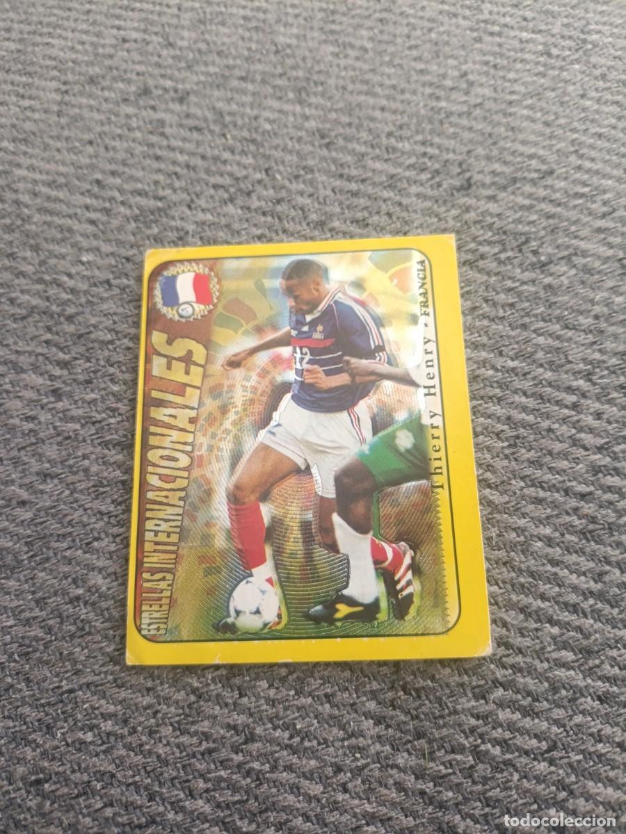 Cromos de f&uacute;tbol: Henry Francia super campeonato 98/99