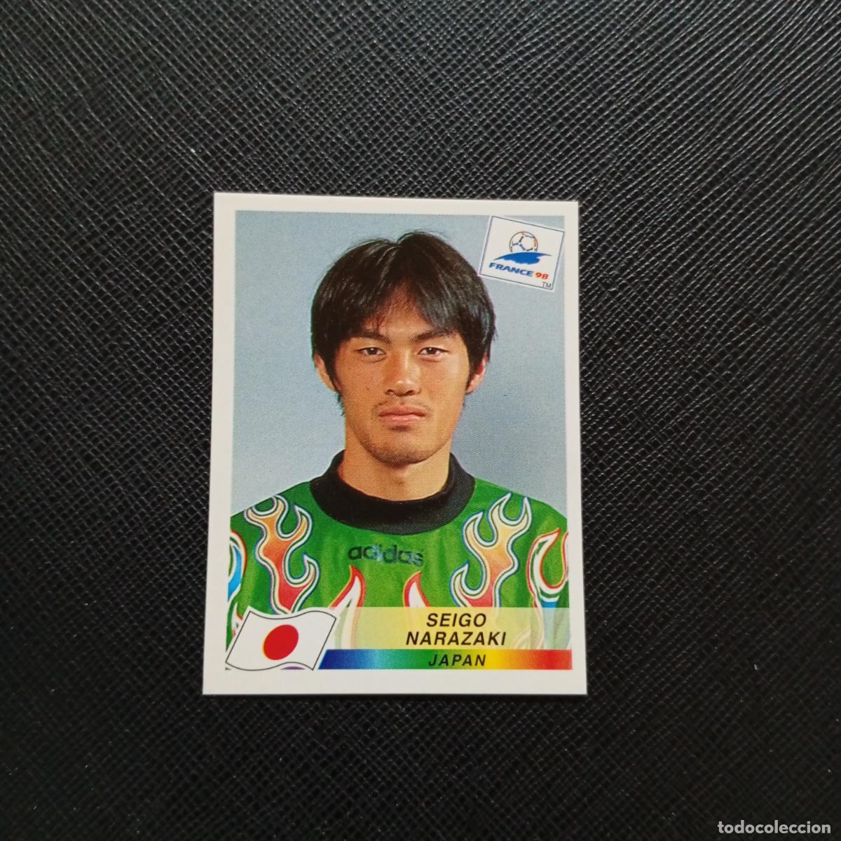 Cromos de f&uacute;tbol: 533 SEIGO NARAZAKI JAPON PANINI 1998 MUNDIAL CROMO FUTBOL FRANCIA 98 - SIN PEGAR - A26 PG54 B