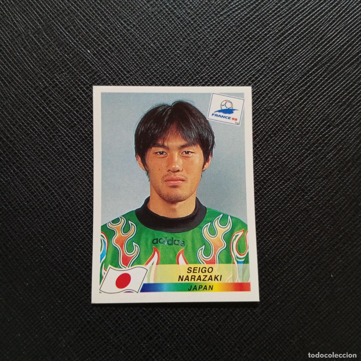 Cromos de f&uacute;tbol: 533 SEIGO NARAZAKI JAPON PANINI 1998 MUNDIAL CROMO FUTBOL FRANCIA 98 - SIN PEGAR - A26 PG55