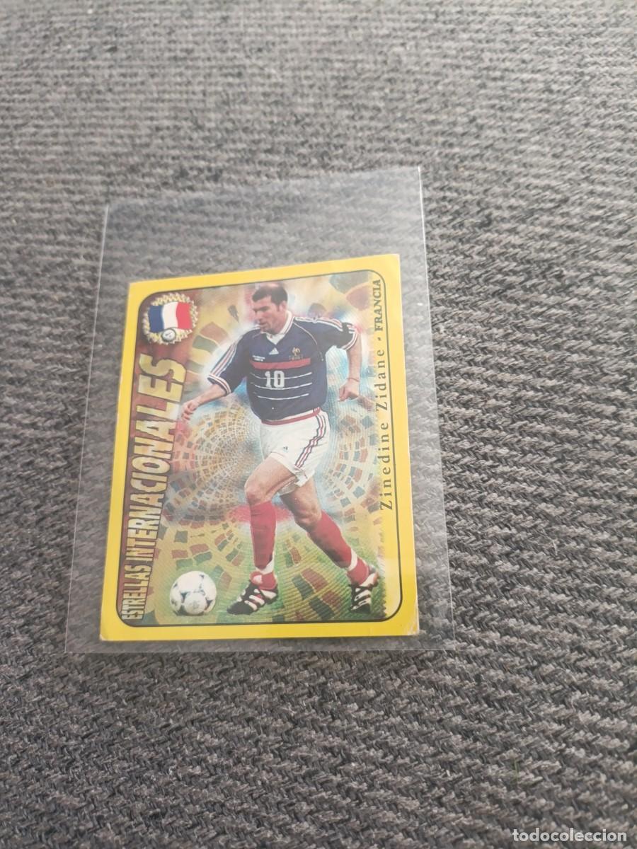 Cromos de f&uacute;tbol: Zidane Francia super campeonato 98/99