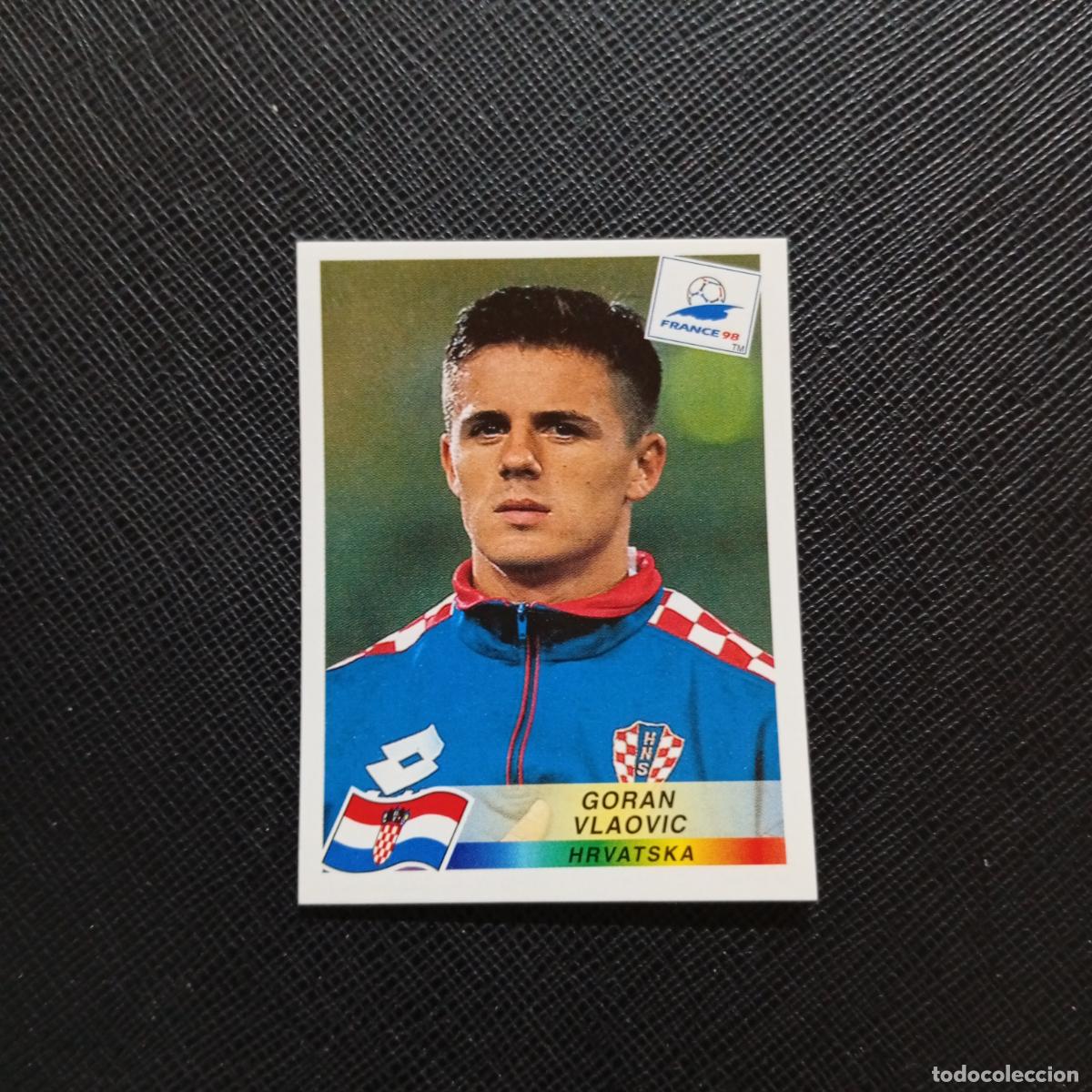 Cromos de f&uacute;tbol: 549 GORAN VLAOVIC CROACIA PANINI 1998 MUNDIAL CROMO FUTBOL FRANCIA 98 - SIN PEGAR - A26 PG55 B