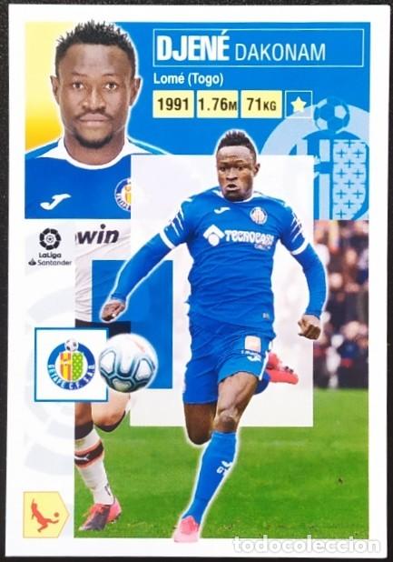 Cromos de f&uacute;tbol: 7 DJENE GETAFE CF CROMOS ALBUM EDICIONES ESTE 2020 2021 20 21