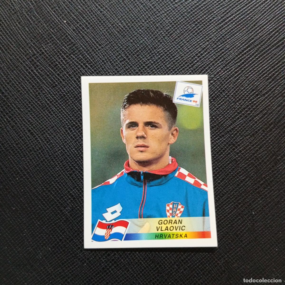 Fu&szlig;ball-Sticker: 549 GORAN VLAOVIC CROACIA PANINI 1998 MUNDIAL CROMO FUTBOL FRANCIA 98 - SIN PEGAR - A26 PG56