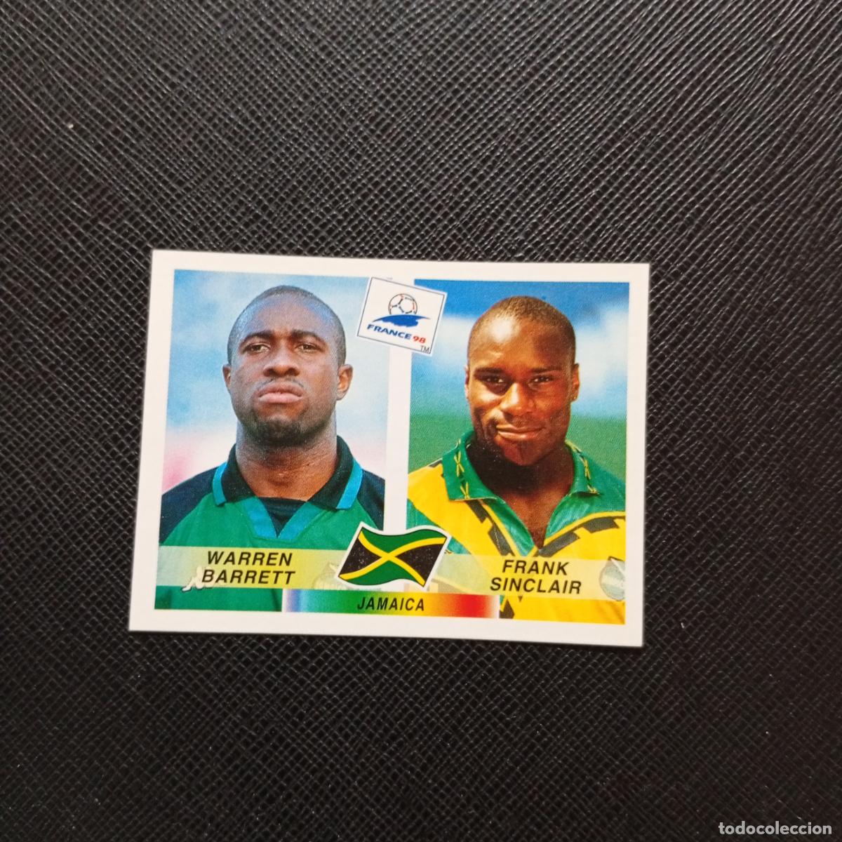 Cromos de f&uacute;tbol: 553 JAMAICA PANINI 1998 MUNDIAL CROMO FUTBOL FRANCIA 98 - SIN PEGAR - A26 PG56