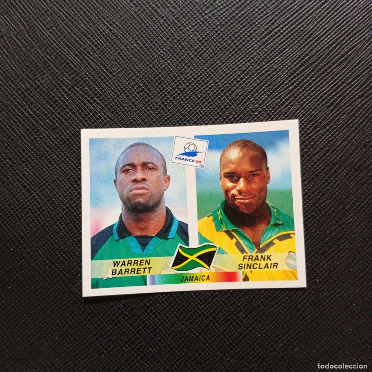 Cromos de Futebol: 553 JAMAICA PANINI 1998 MUNDIAL CROMO FUTBOL FRANCIA 98 - SIN PEGAR - A26 PG55