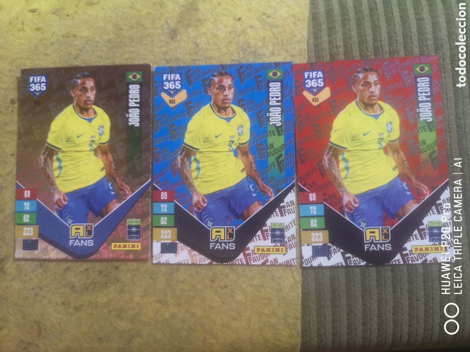 Cromos de f&uacute;tbol: ADRENALYN FIFA 365 2027 FANS PARALELA JOAO PEDRO 433 - LOTE BRASIL