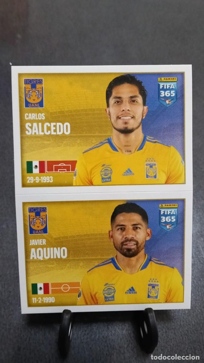 Cromos de f&uacute;tbol: Fifa 365 2021 2022 Salcedo Aquino 292 Tigres Sin Pegar