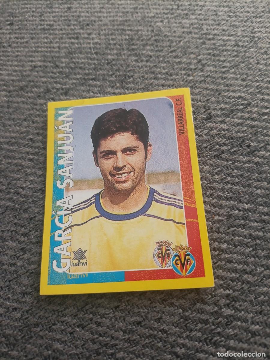 Cromos de f&uacute;tbol: Garc&iacute;a Sanjuan Villarreal super campeonato 98/99