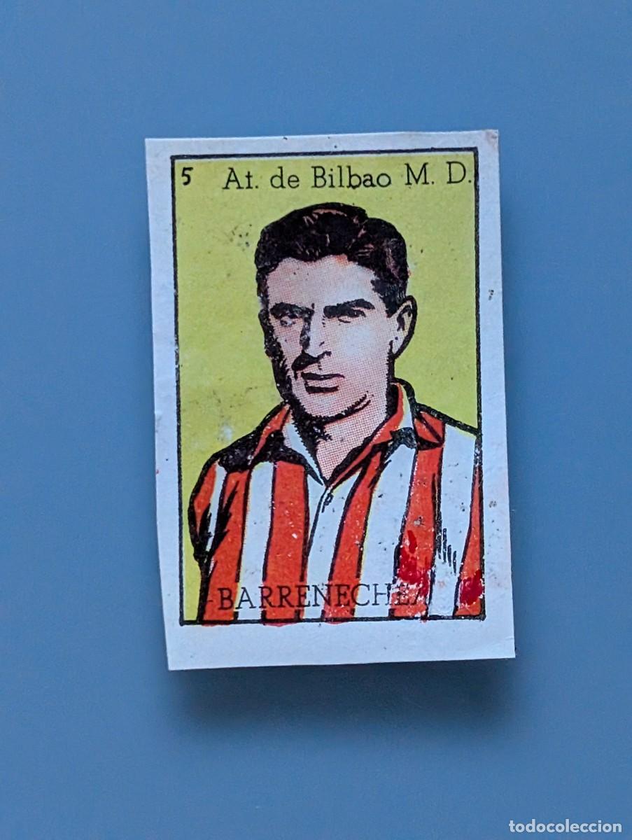 Cromos de f&uacute;tbol: MUY DIFICIL CROMO BARRENECHEA ATHLETIC CLUB BILBAO ASES DEL FUTBOL 1943 1944 43-44 BRUGUERA VIZCAYA