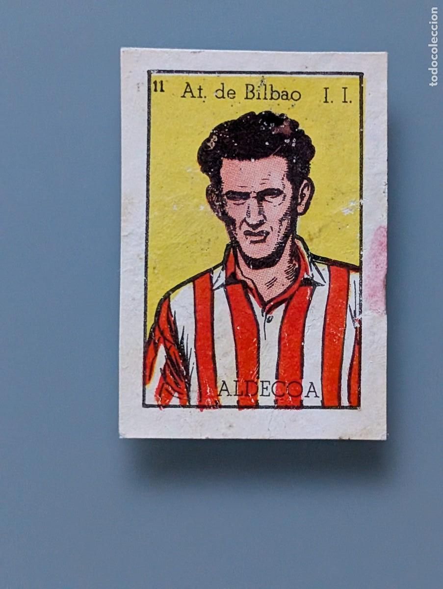 Cromos de Futebol: MUY DIFICIL CROMO ALDECOA ATHLETIC CLUB BILBAO ASES DEL FUTBOL 1943 1944 43-44 BRUGUERA VIZCAYA