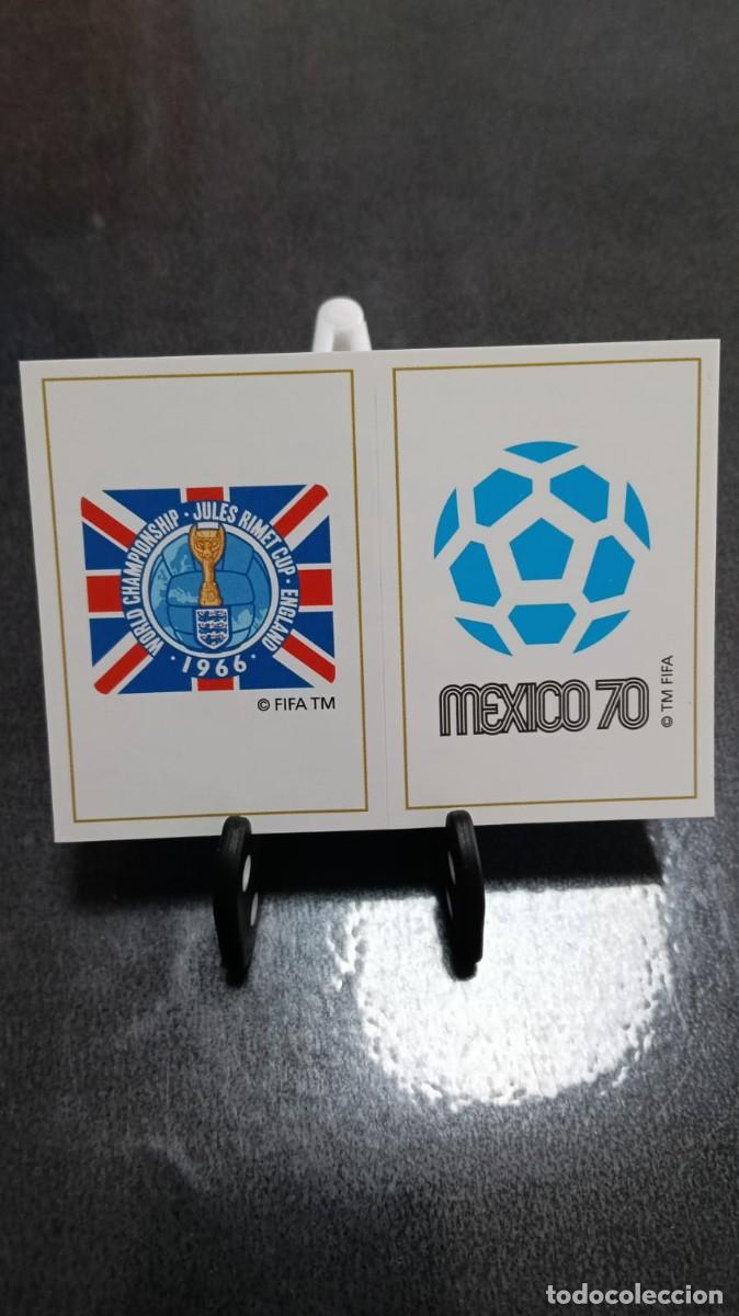 Cromos de f&uacute;tbol: Fifa 365 2021 2022 Poster Mundial Inglaterra 1966 Mexico 1970 409 Sin Pegar