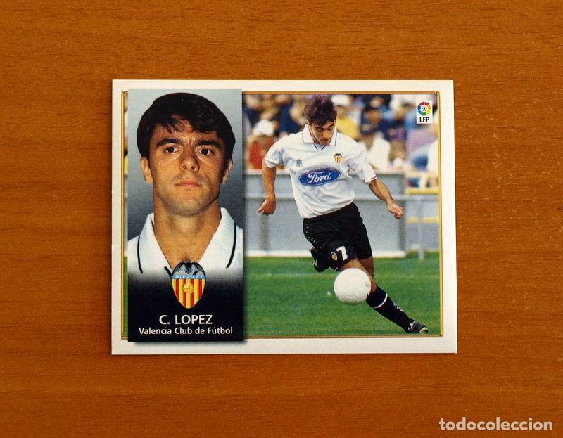 Fu&szlig;ball-Sticker: Valencia - Claudio L&oacute;pez - Ediciones Este Liga 1998-1999, 98-99 - Nunca Pegado