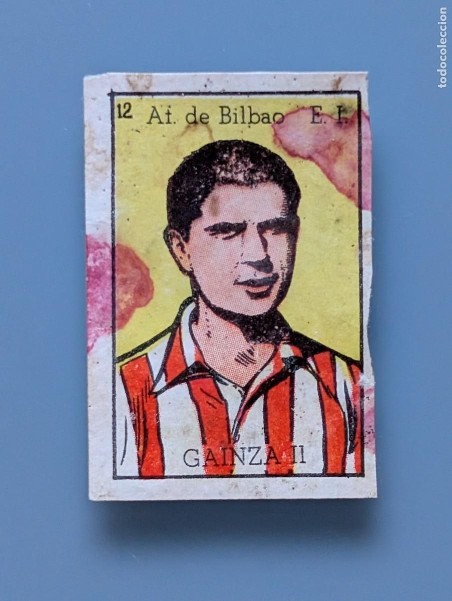 Cromos de f&uacute;tbol: DIFICIL CROMO GAINZA ATHLETIC CLUB BILBAO ASES DEL FUTBOL 1943 1944 43-44 BRUGUERA VIZCAYA TOP STAR