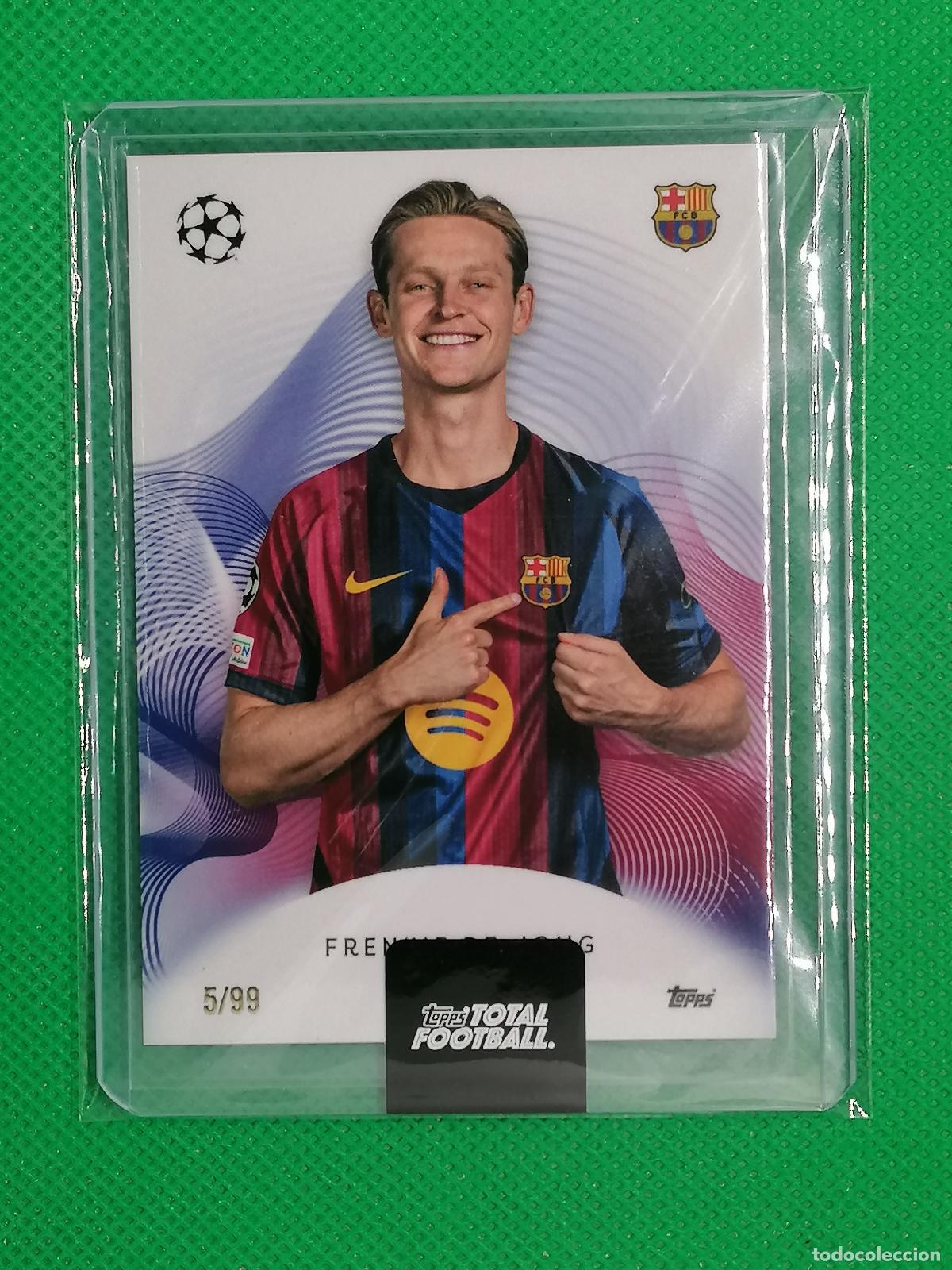 Cromos de f&uacute;tbol: FRENKIE DE JONG BARCELONA /99 ⚽ TTF TOPPS TOTAL FOOTBALL 26 27 2026 2027 ⚽