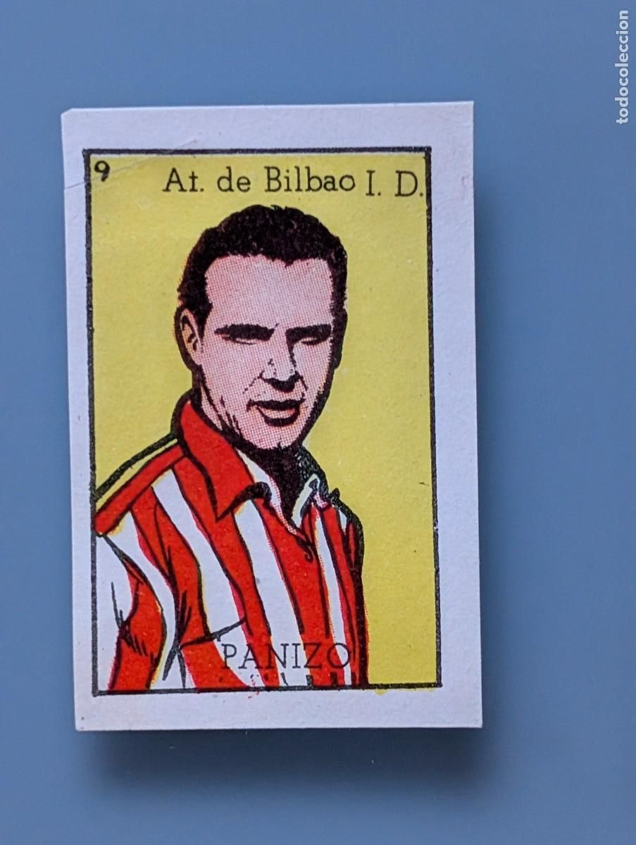 Cromos de f&uacute;tbol: DIFICIL CROMO NUEVO PANIZO ATHLETIC CLUB BILBAO ASES DEL FUTBOL 1943 1944 43-44 BRUGUERA VIZCAYA
