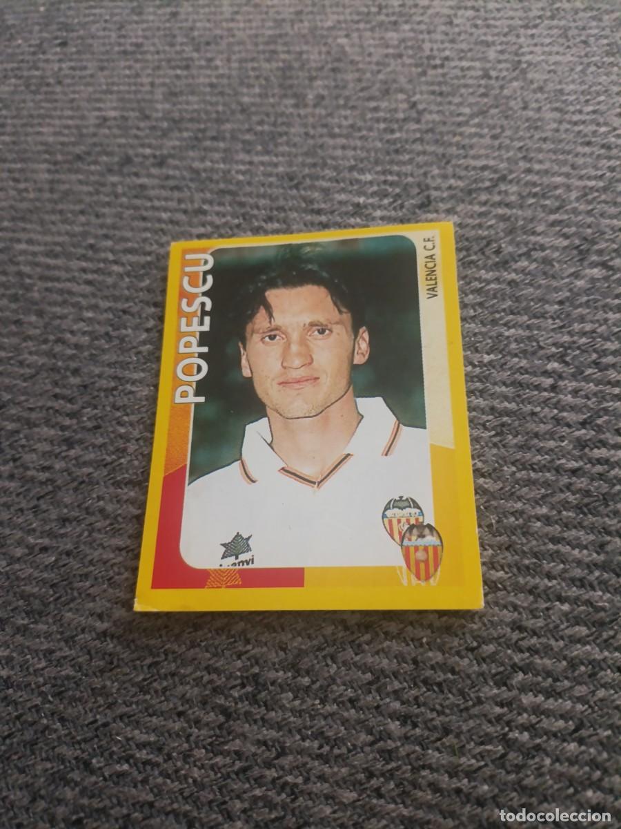 Cromos de f&uacute;tbol: Popescu Valencia super campeonato 98/99