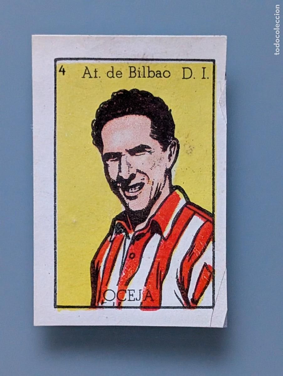 Cromos de f&uacute;tbol: DIFICIL CROMO NUEVO OCEJA ATHLETIC CLUB BILBAO ASES DEL FUTBOL 1943 1944 43-44 BRUGUERA VIZCAYA