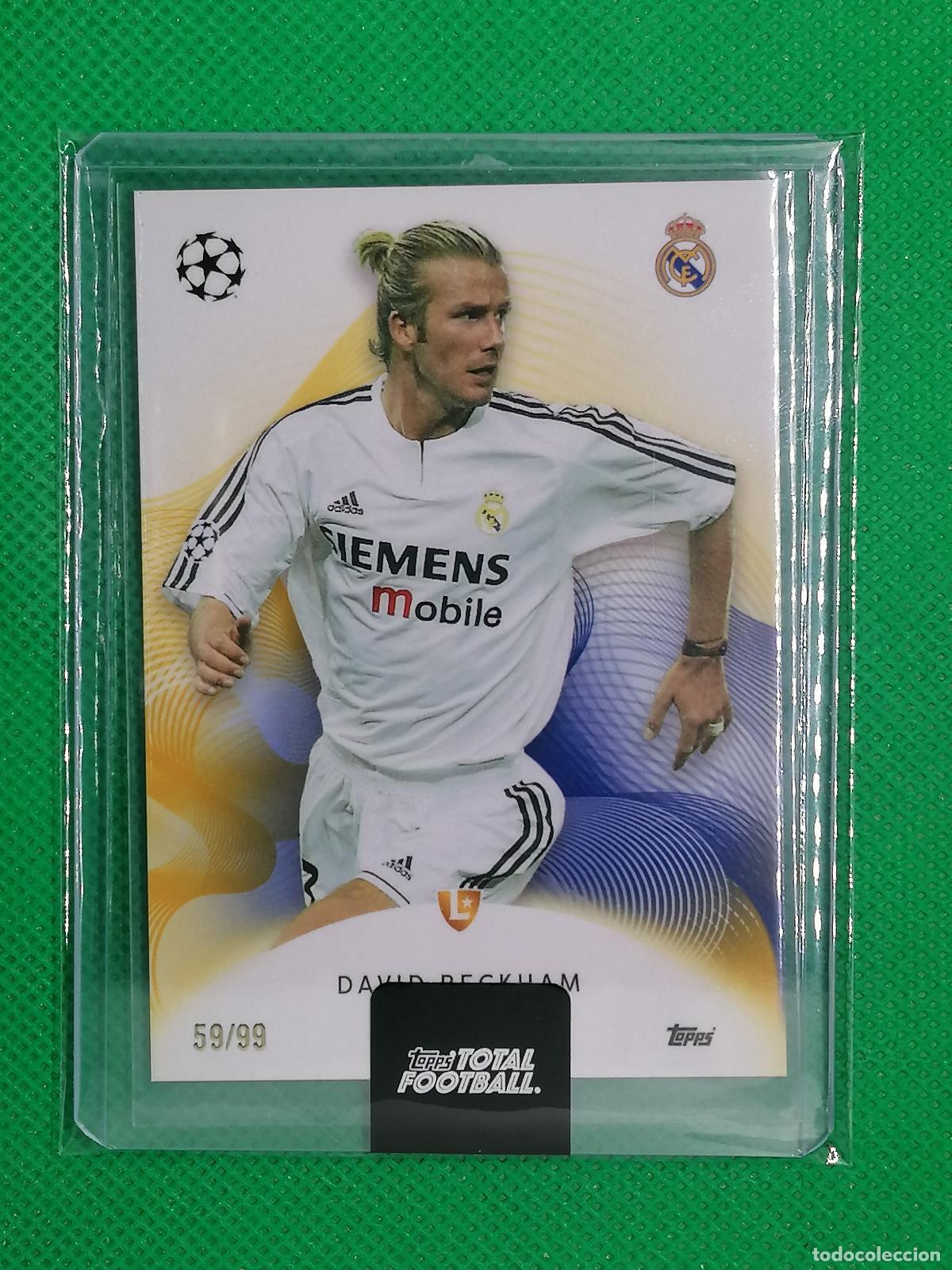 Cromos de f&uacute;tbol: DAVID BECKAM REAL MADRID LEGEND /99 ⚽ TTF TOPPS TOTAL FOOTBALL 26 27 2026 2027 ⚽