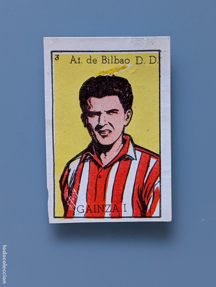Football Stickers: DIFICIL CROMO NUEVO GAINZA I ATHLETIC CLUB BILBAO ASES DEL FUTBOL 1943 1944 43-44 BRUGUERA VIZCAYA