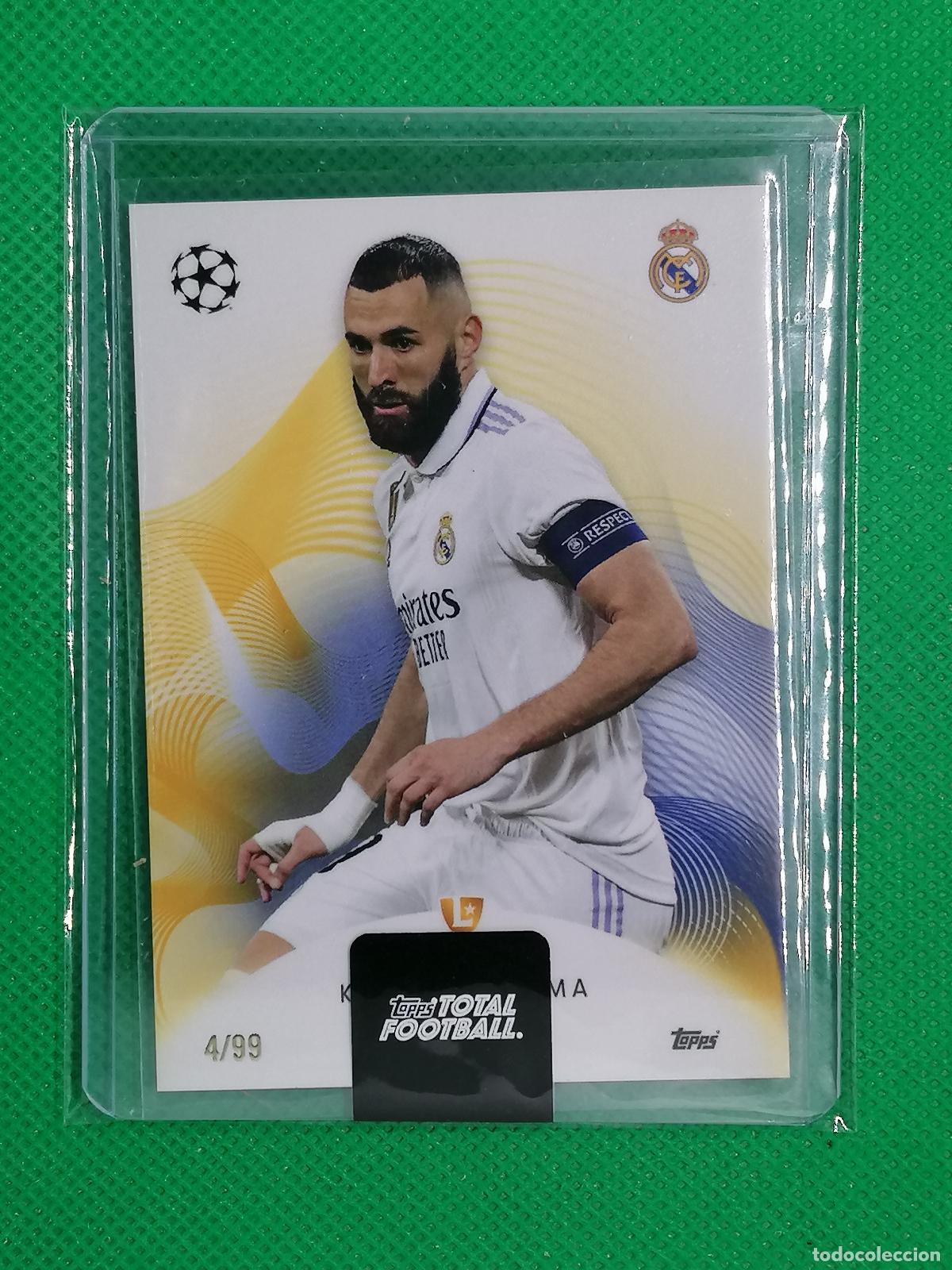 Cartes &agrave; collectionner de Football: KARIM BENZEMA LEGEND REAL MADRID /99 ⚽ TTF TOPPS TOTAL FOOTBALL 26 27 2026 2027 ⚽