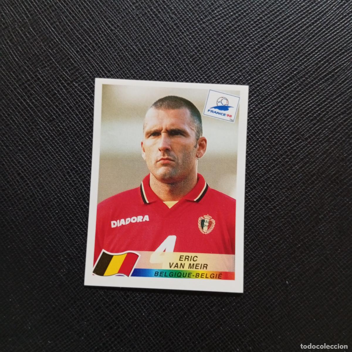 Cromos de f&uacute;tbol: 321 ERIC VAN MIER BELGICA PANINI 1998 MUNDIAL CROMO FUTBOL FRANCIA 98 - SIN PEGAR - A98 PG1
