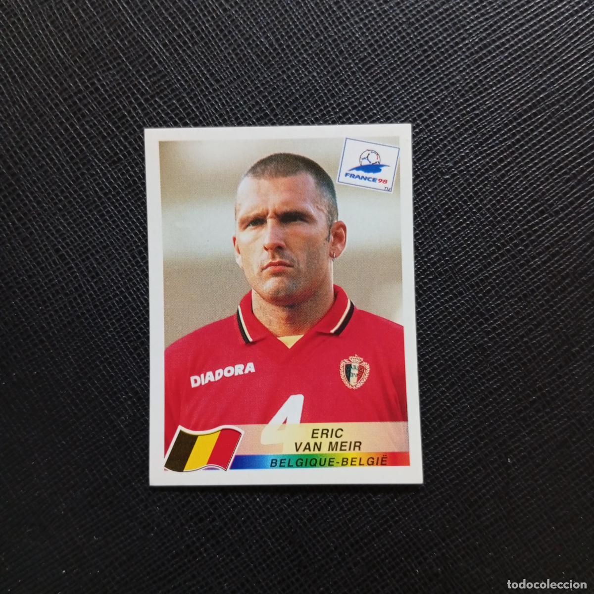 Cromos de f&uacute;tbol: 321 ERIC VAN MIER BELGICA PANINI 1998 MUNDIAL CROMO FUTBOL FRANCIA 98 - SIN PEGAR - A98 PG10