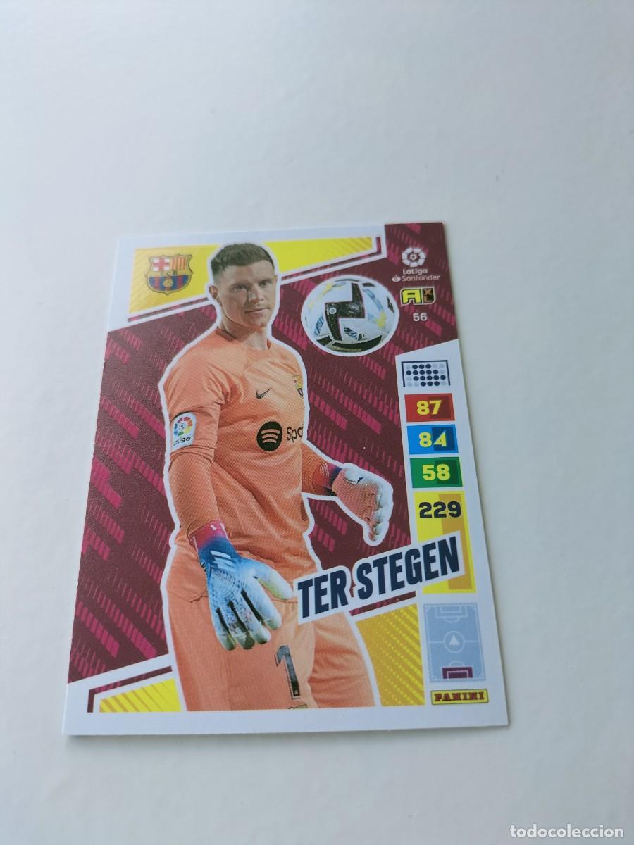 Cromos de f&uacute;tbol: 1 CROMO FICHA PANINI ADRENALYN TEMPORADA 2022-2023 22-23 F.C BARCELONA 56 TER STEGEN