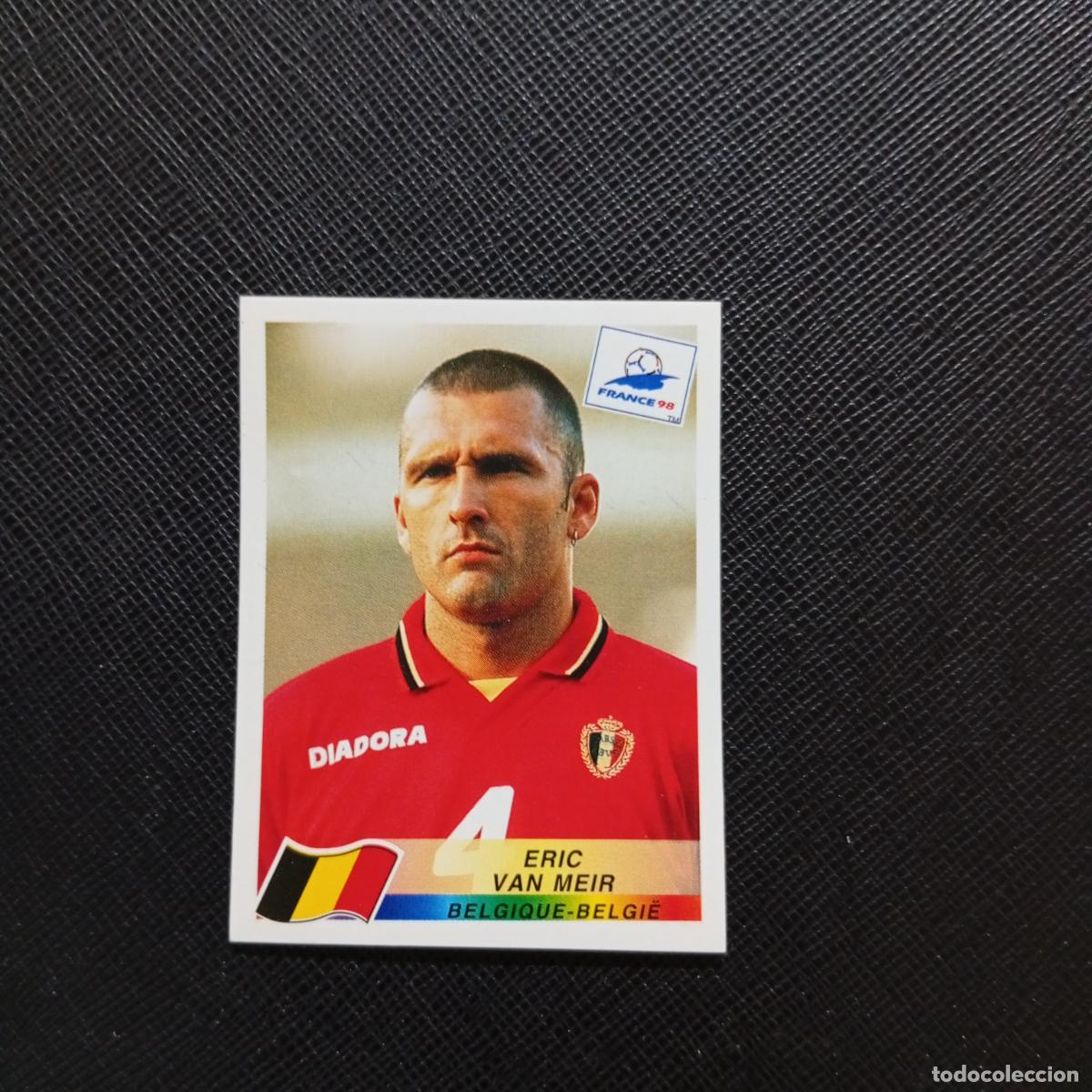 Cromos de f&uacute;tbol: 321 ERIC VAN MIER BELGICA PANINI 1998 MUNDIAL CROMO FUTBOL FRANCIA 98 - SIN PEGAR - A98 PG10 B