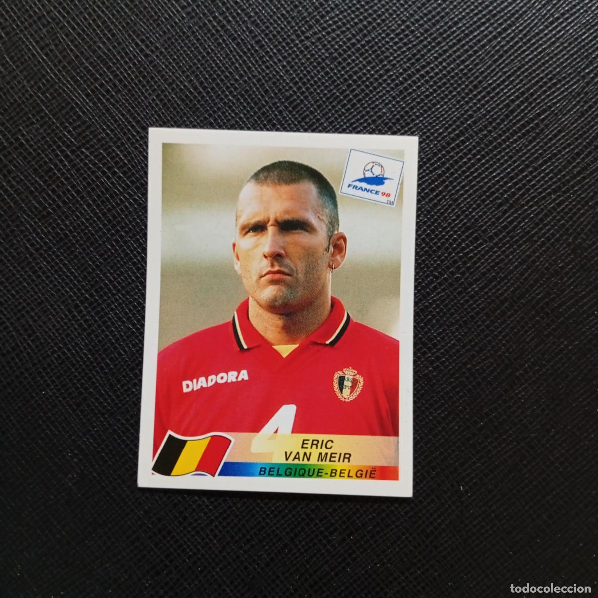 Cromos de f&uacute;tbol: 321 ERIC VAN MIER BELGICA PANINI 1998 MUNDIAL CROMO FUTBOL FRANCIA 98 - SIN PEGAR - A98 PG19