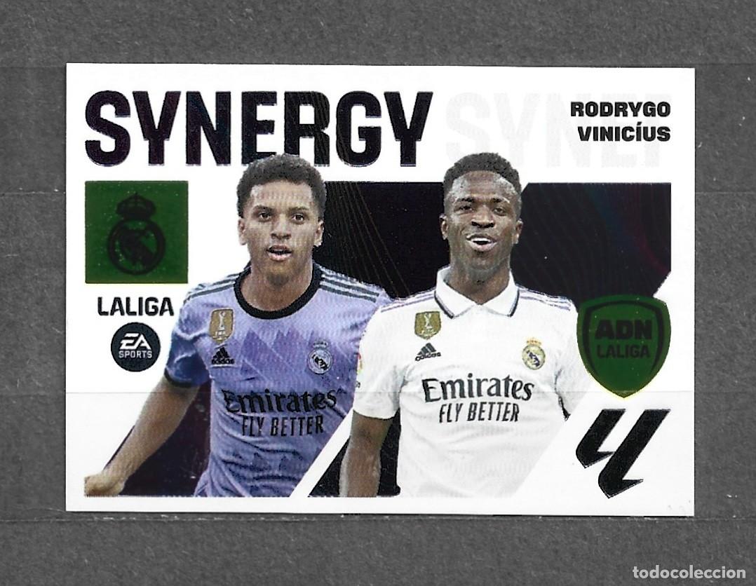 Cromos de f&uacute;tbol: Liga este 23/24 - Rodrygo / Vin&iacute;cius - N&ordm; 20 - R. Madrid - ADN