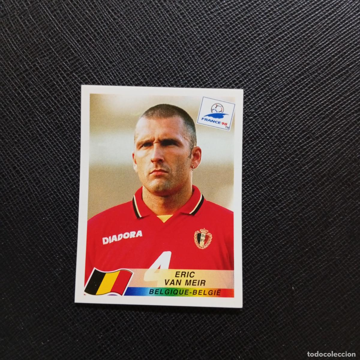 Cromos de f&uacute;tbol: 321 ERIC VAN MIER BELGICA PANINI 1998 MUNDIAL CROMO FUTBOL FRANCIA 98 - SIN PEGAR - A98 PG19 B