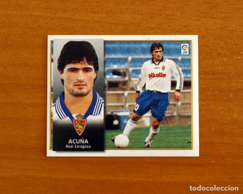 Cromos de f&uacute;tbol: Real Zaragoza - Acu&ntilde;a - Ediciones Este Liga 1998-1999, 98-99 - Nunca Pegado