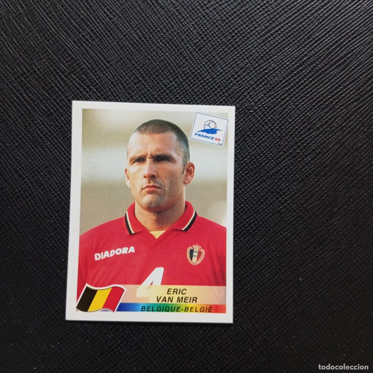 Cromos de f&uacute;tbol: 321 ERIC VAN MIER BELGICA PANINI 1998 MUNDIAL CROMO FUTBOL FRANCIA 98 - SIN PEGAR - A98 PG28