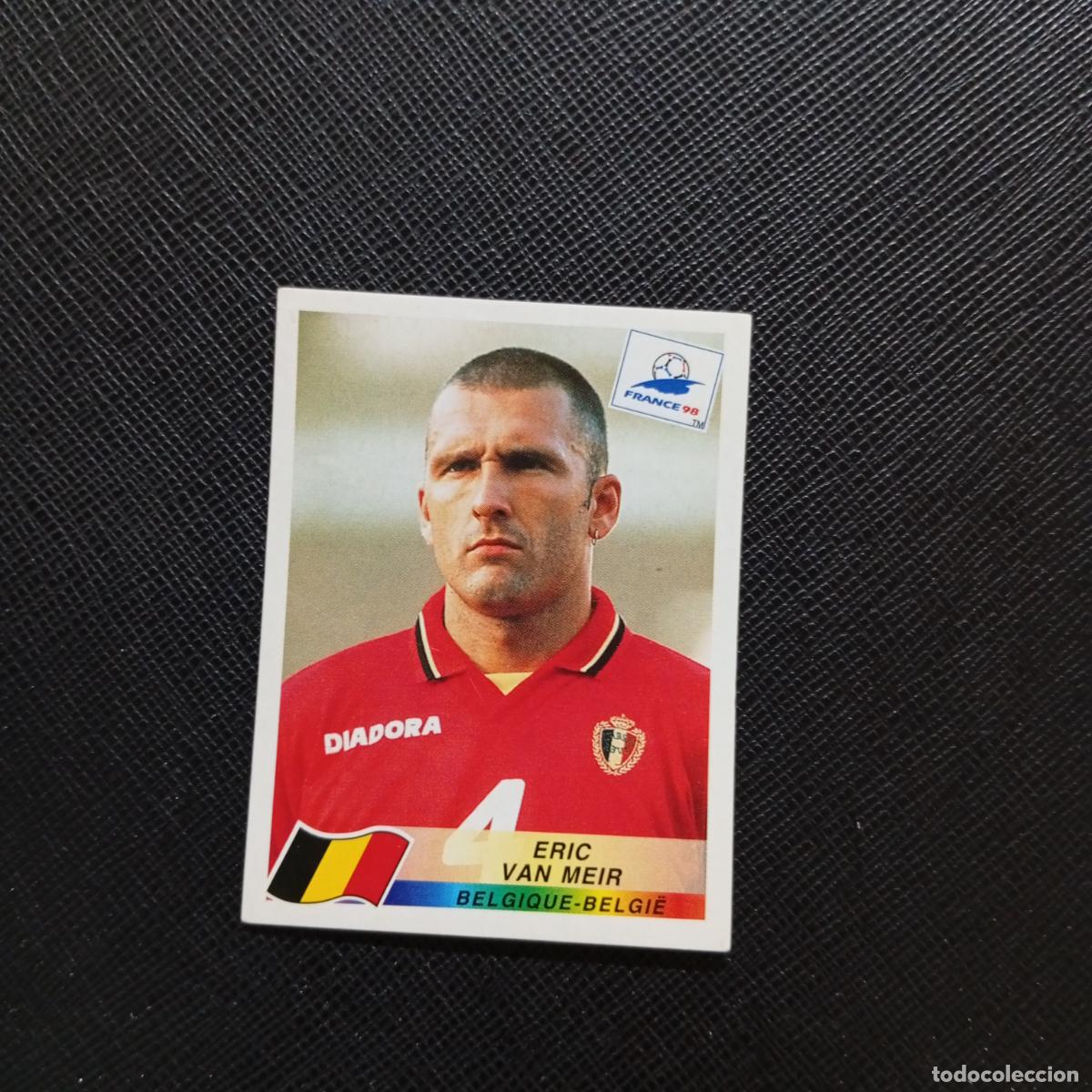 Cromos de f&uacute;tbol: 321 ERIC VAN MIER BELGICA PANINI 1998 MUNDIAL CROMO FUTBOL FRANCIA 98 - SIN PEGAR - A98 PG28 B