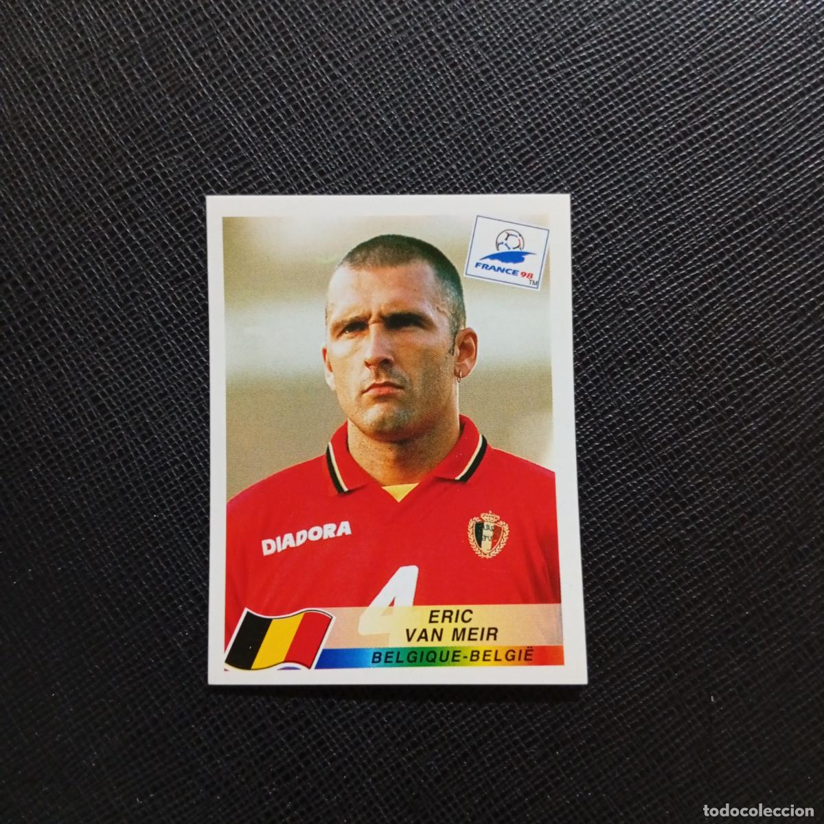 Cromos de f&uacute;tbol: 321 ERIC VAN MIER BELGICA PANINI 1998 MUNDIAL CROMO FUTBOL FRANCIA 98 - SIN PEGAR - A98 PG46