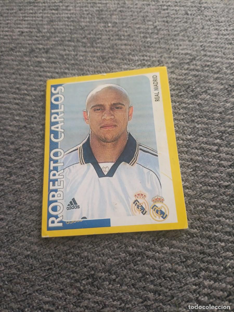 Cromos de f&uacute;tbol: Roberto Carlos Real Madrid super campeonato 98/99