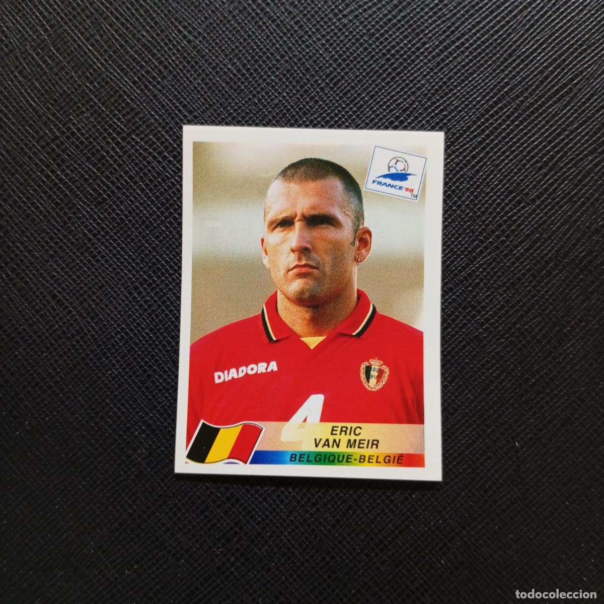 Cromos de f&uacute;tbol: 321 ERIC VAN MIER BELGICA PANINI 1998 MUNDIAL CROMO FUTBOL FRANCIA 98 - SIN PEGAR - A98 PG46 B