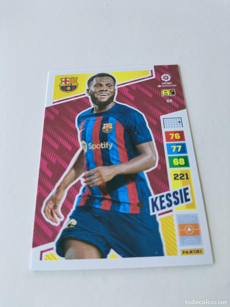 Cromos de f&uacute;tbol: 1 CROMO FICHA PANINI ADRENALYN TEMPORADA 2022-2023 22-23 F.C BARCELONA 66 KESSIE