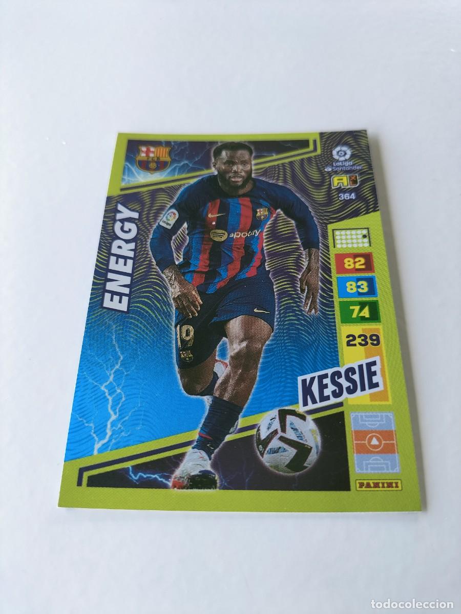 Cromos de f&uacute;tbol: 1 CROMO FICHA PANINI ADRENALYN TEMPORADA 2022-2023 22-23 F.C BARCELONA 364 KESSIE ( ENERGY