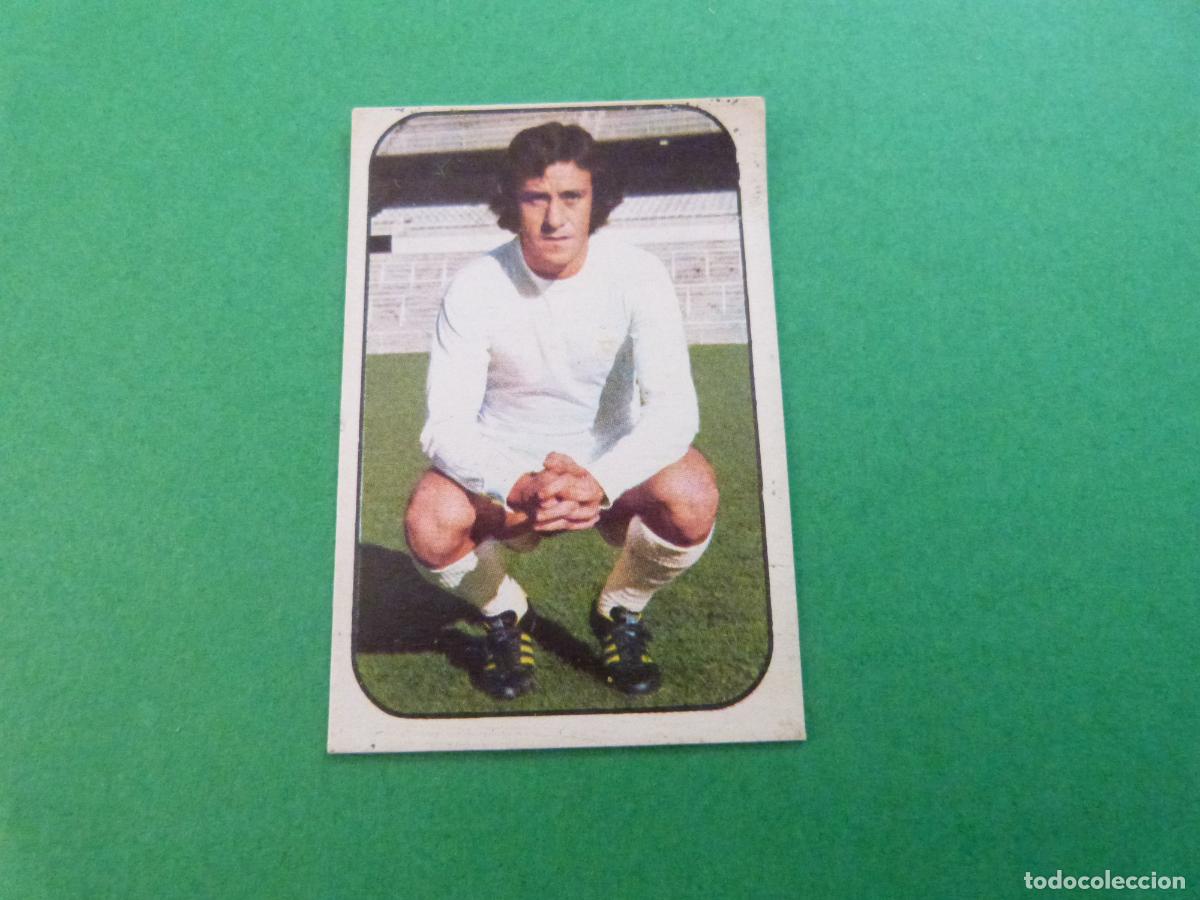 Cromos de f&uacute;tbol: CROMO F&Uacute;TBOL DEL BOSQUE REAL MADRID C.F. DESPEGADO LIGA ESTE 1976-1977/76-77