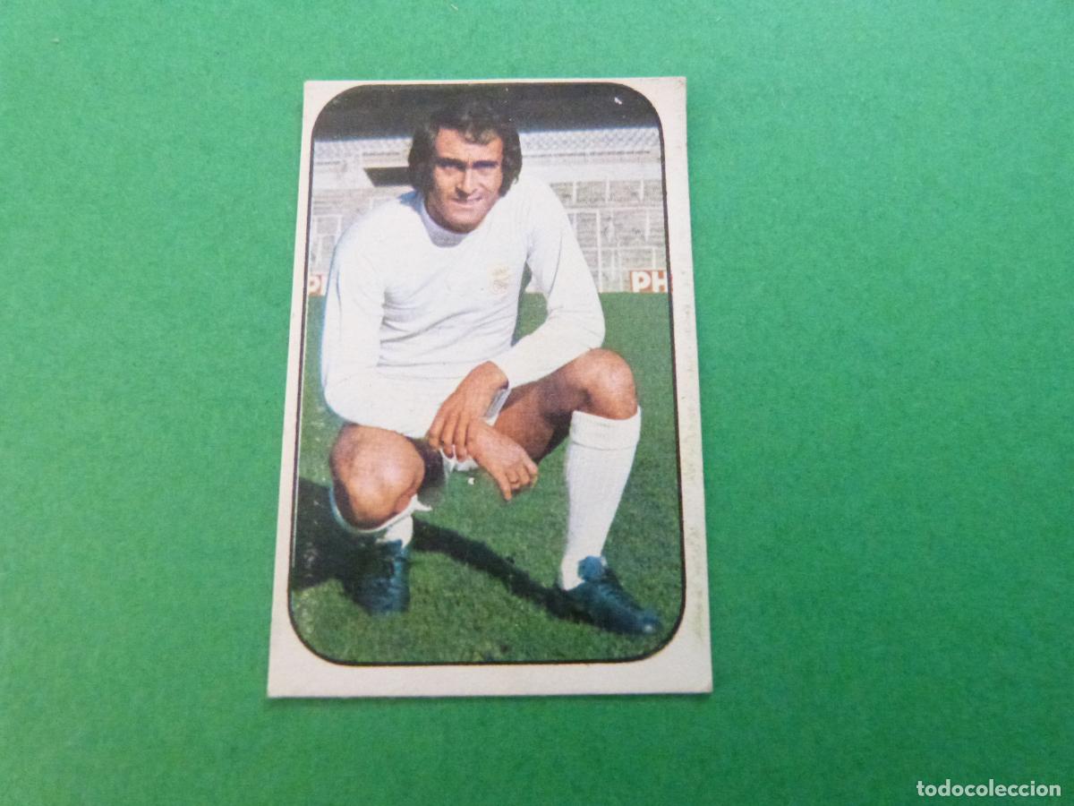 Cromos de f&uacute;tbol: CROMO F&Uacute;TBOL PIRRI REAL MADRID C.F. DESPEGADO LIGA ESTE 1976-1977/76-77