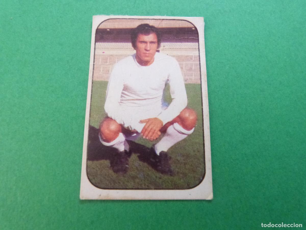 Cromos de f&uacute;tbol: CROMO F&Uacute;TBOL AMANCIO REAL MADRID C.F. DESPEGADO LIGA ESTE 1976-1977/76-77
