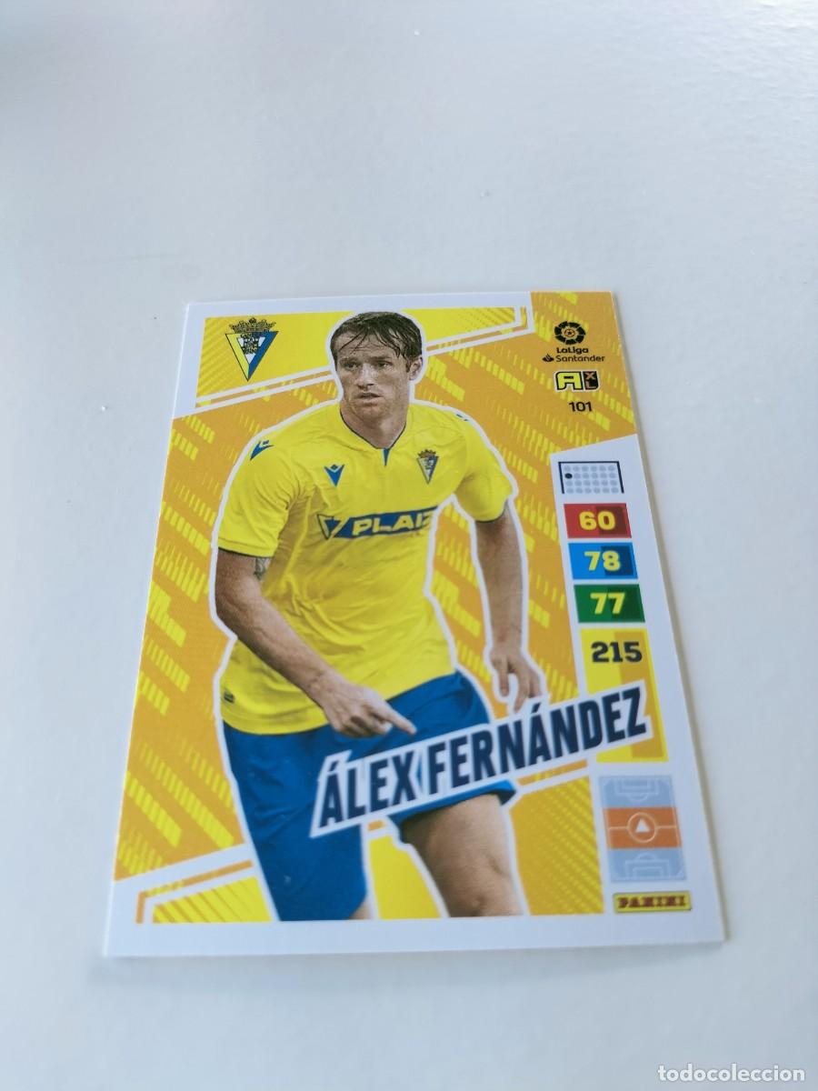 Cromos de f&uacute;tbol: 1 CROMO FICHA PANINI ADRENALYN TEMPORADA 2022-2023 22-23 CADIZ C.F 101 ALEX FERN&Aacute;NDEZ
