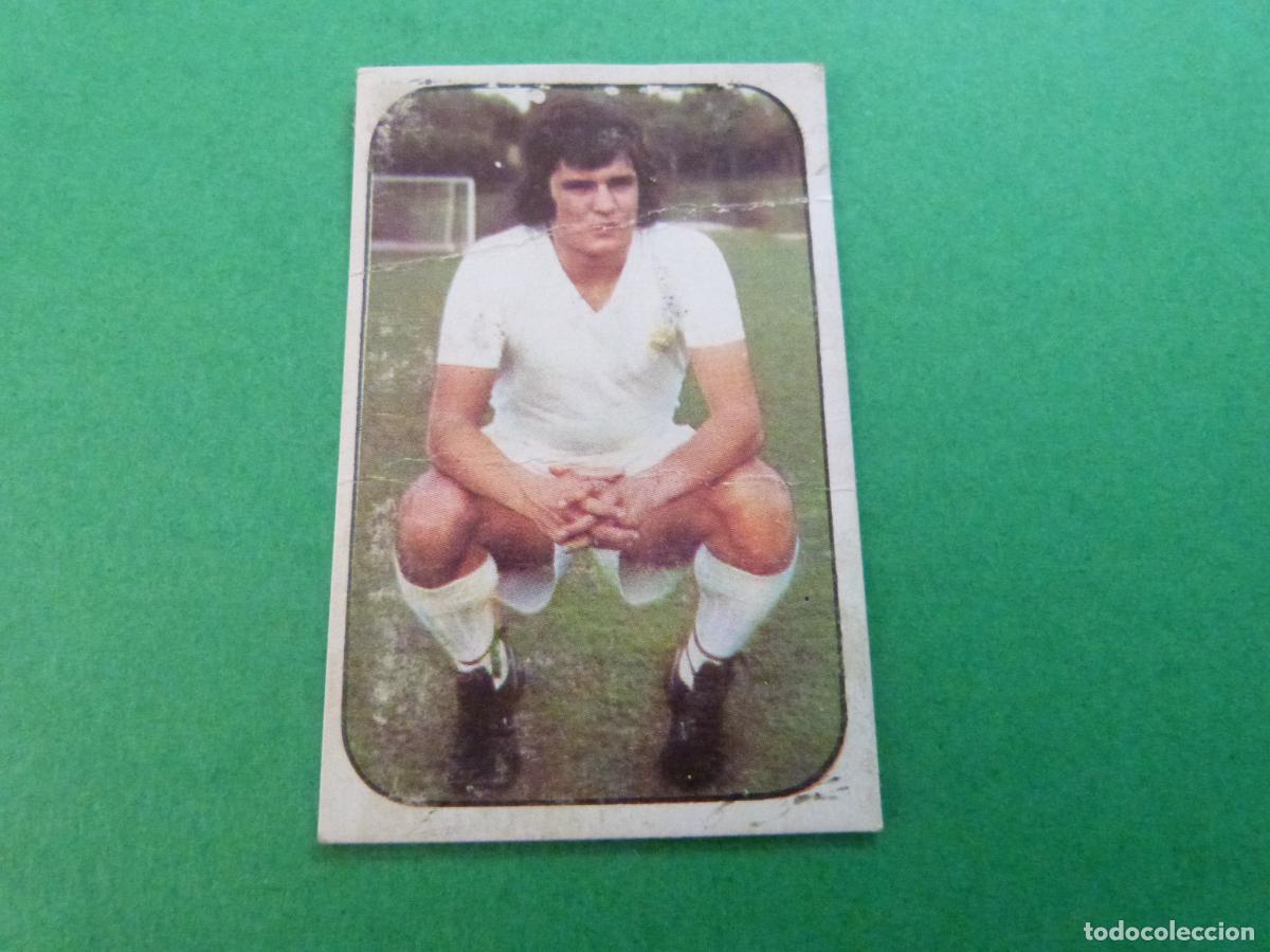 Cromos de f&uacute;tbol: CROMO F&Uacute;TBOL CAMACHO REAL MADRID C.F. DESPEGADO LIGA ESTE 1976-1977/76-77